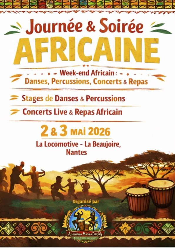 Affiche soirée africaine